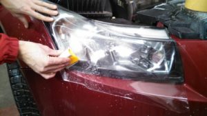 фото антигравийная защита фар